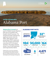 Living Shorelines project in Alabama Port