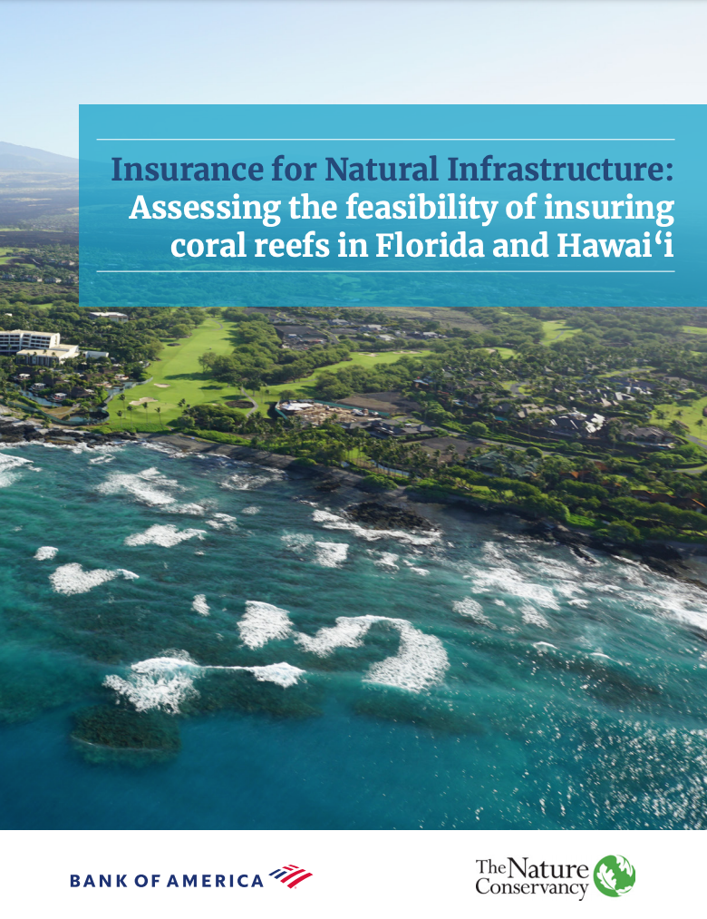 Assessing the feasibility of insuring coral reefs in Florida and Hawai'i