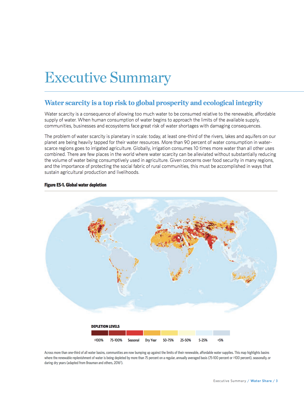 Thumbnail of Water Share Executive Summary