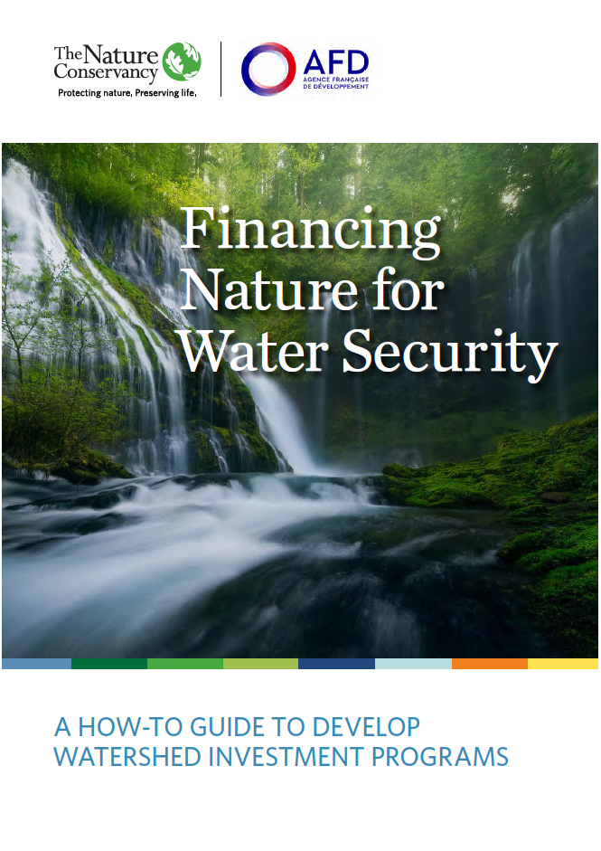 Cover of report: Financing Nature for Water Security.