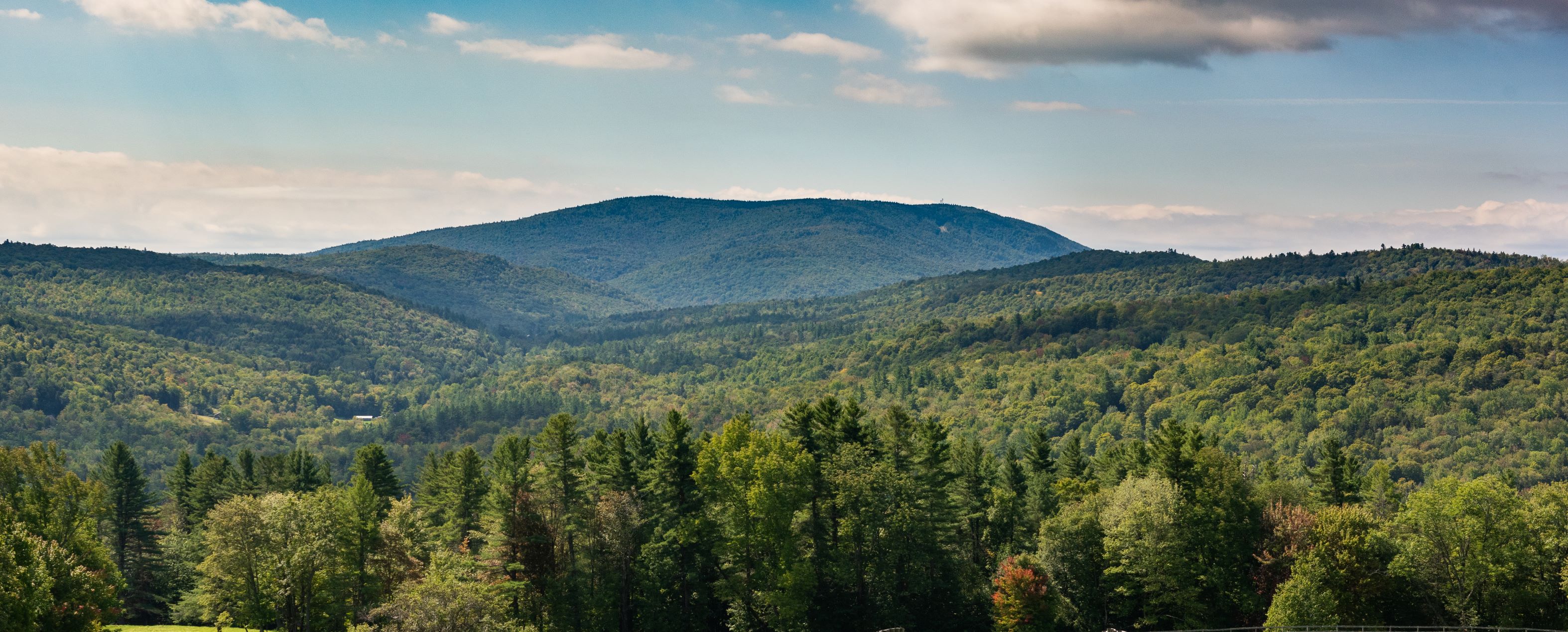 Glebe Mountain Landscape in Vermont.