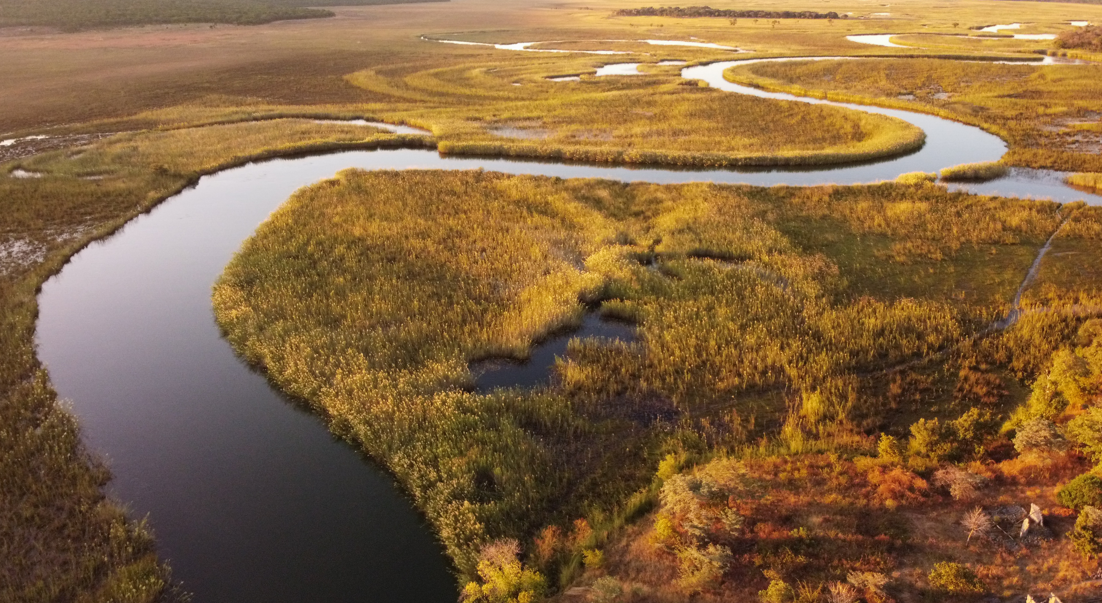 river winding through a landscape