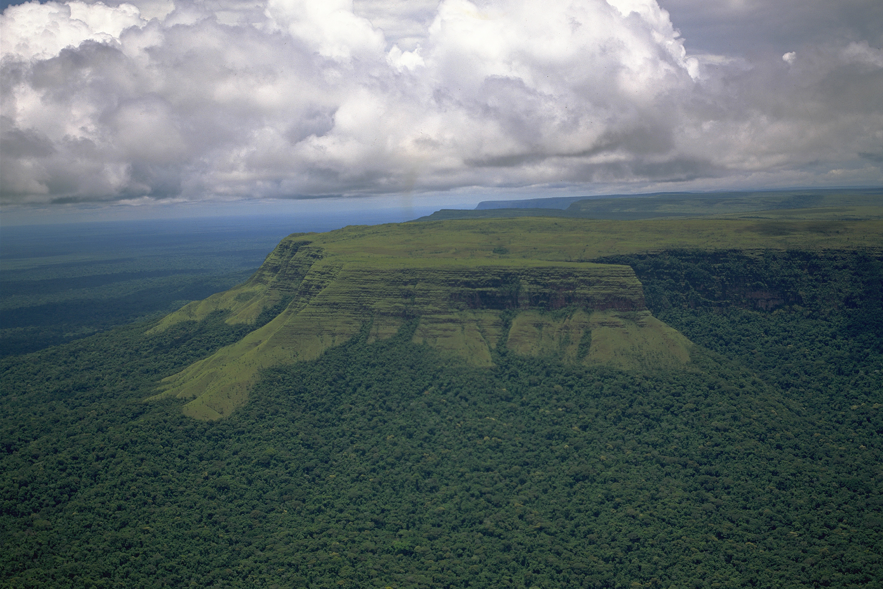 Caparu plateau at Noel Kempff Mercado National Park in Bolivia in South America.