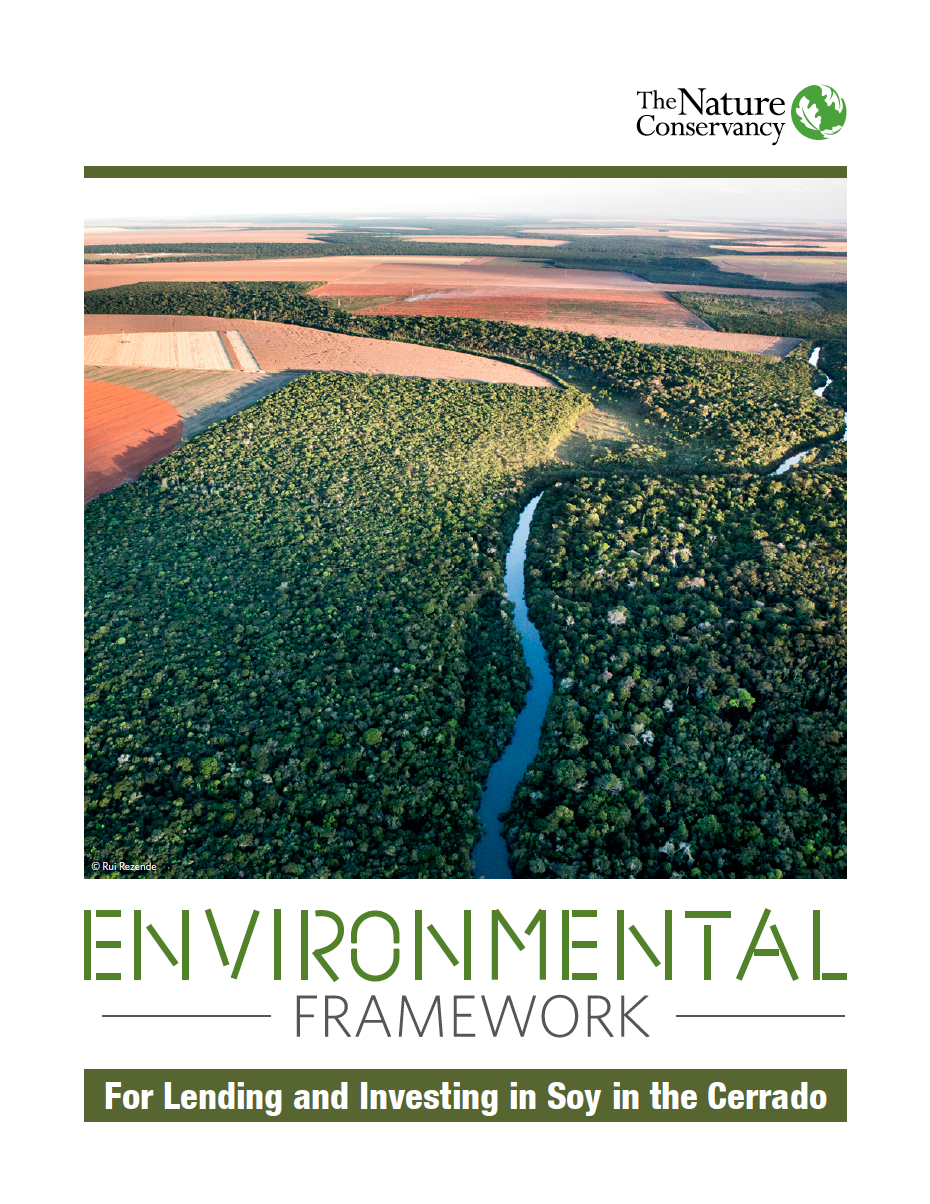 Environmental Framework for lending and investing in soy in the Cerrado.