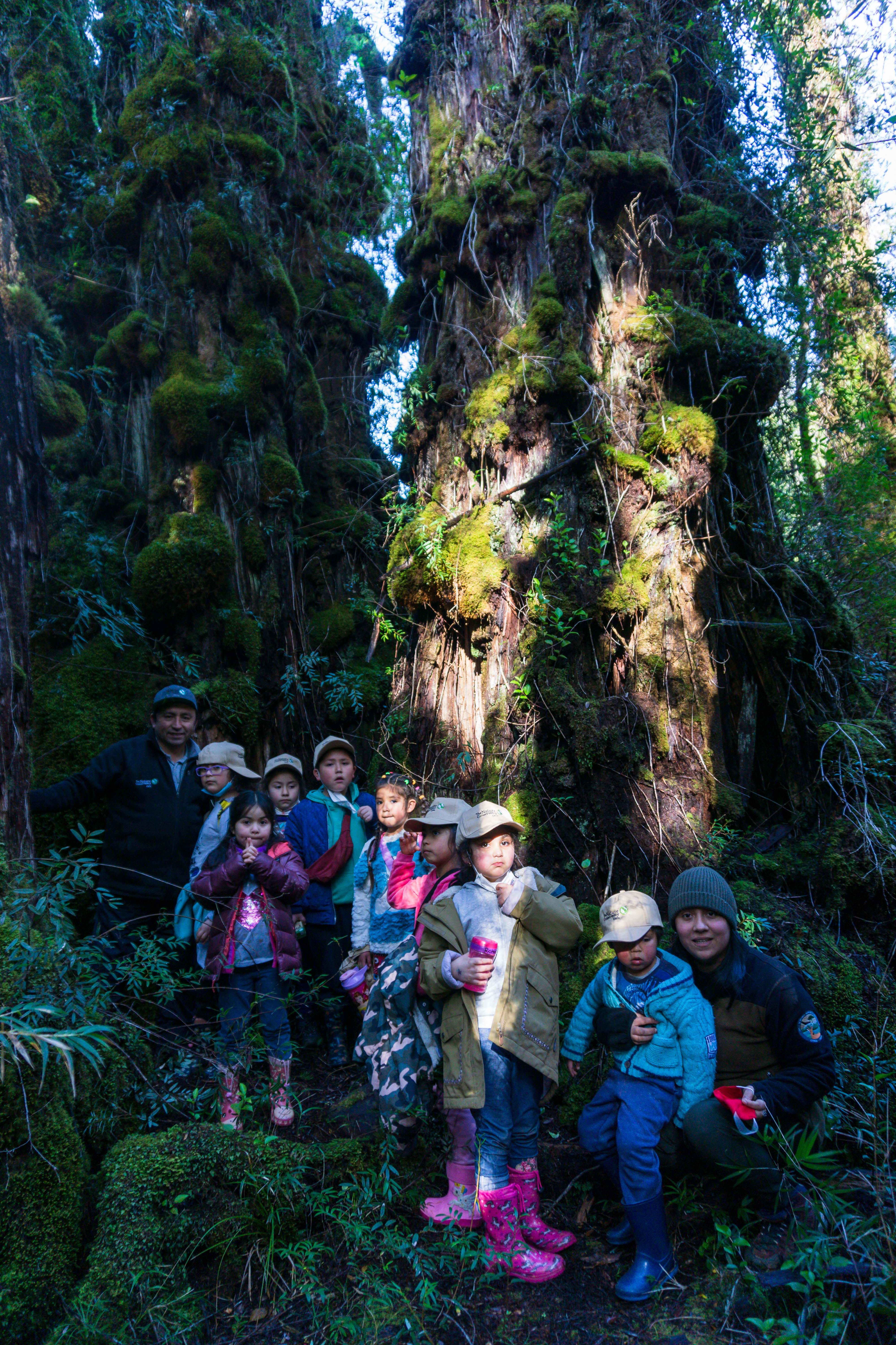Visita Escuela Chaihuin sendero Los Alerces Reserva Costera Valdiviana