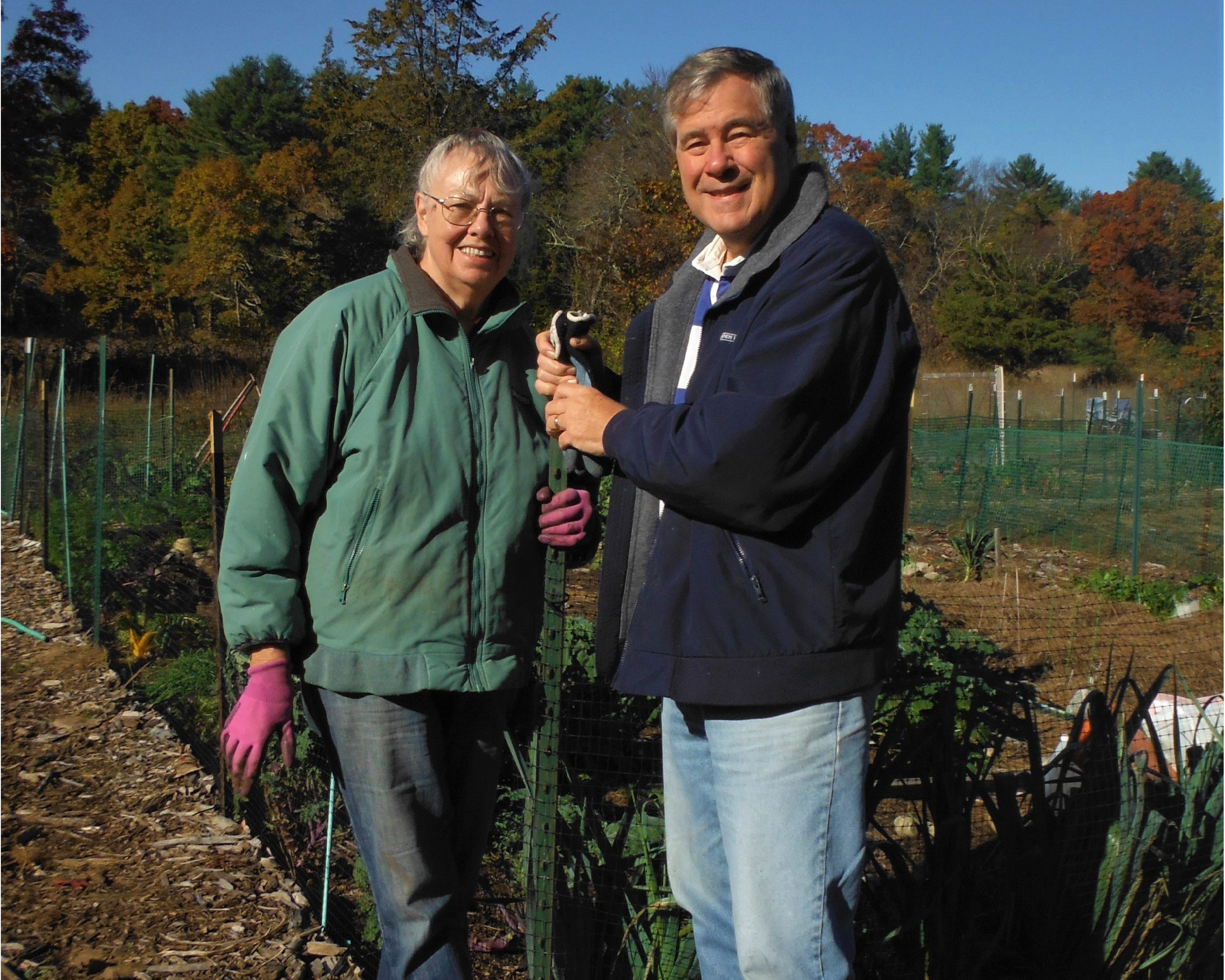 Betty and Neal Sanders love all things gardening