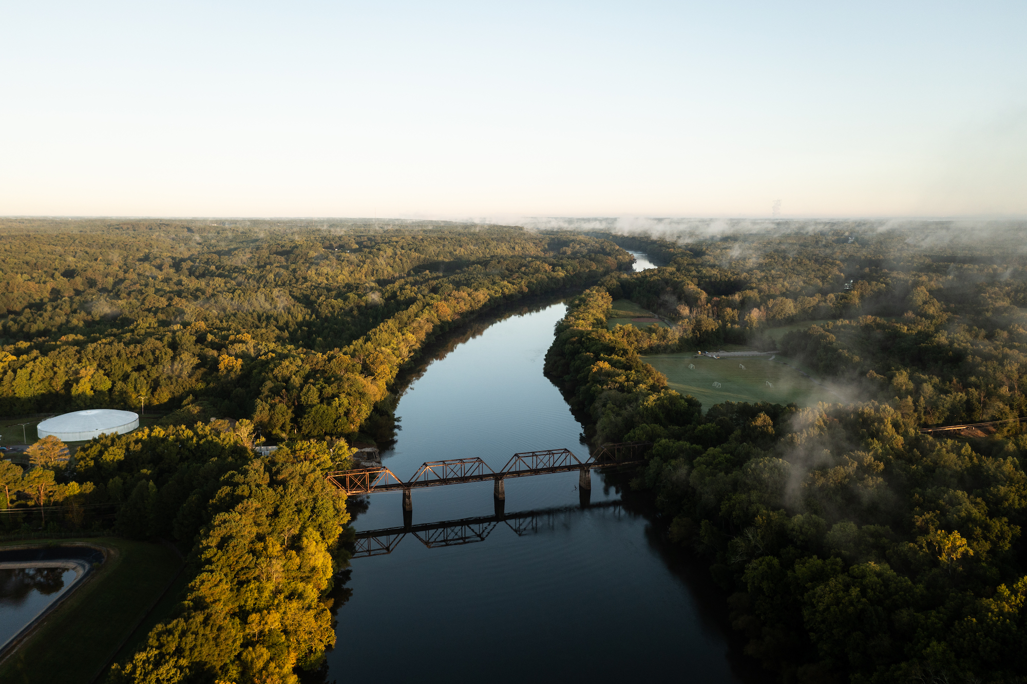 Sunset on the Cape Fear River.