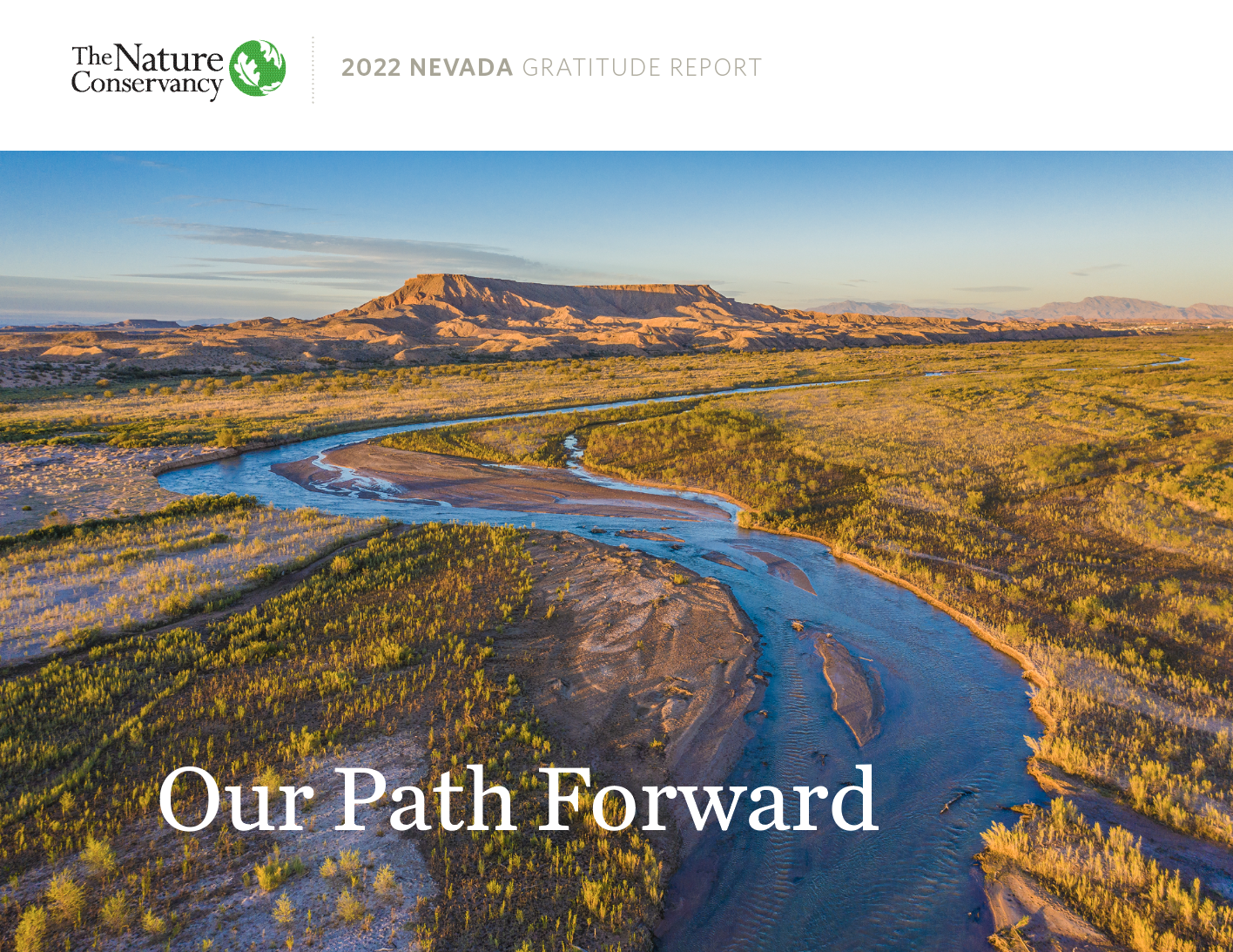 Cover of the Nevada 2022 Annual Report.
