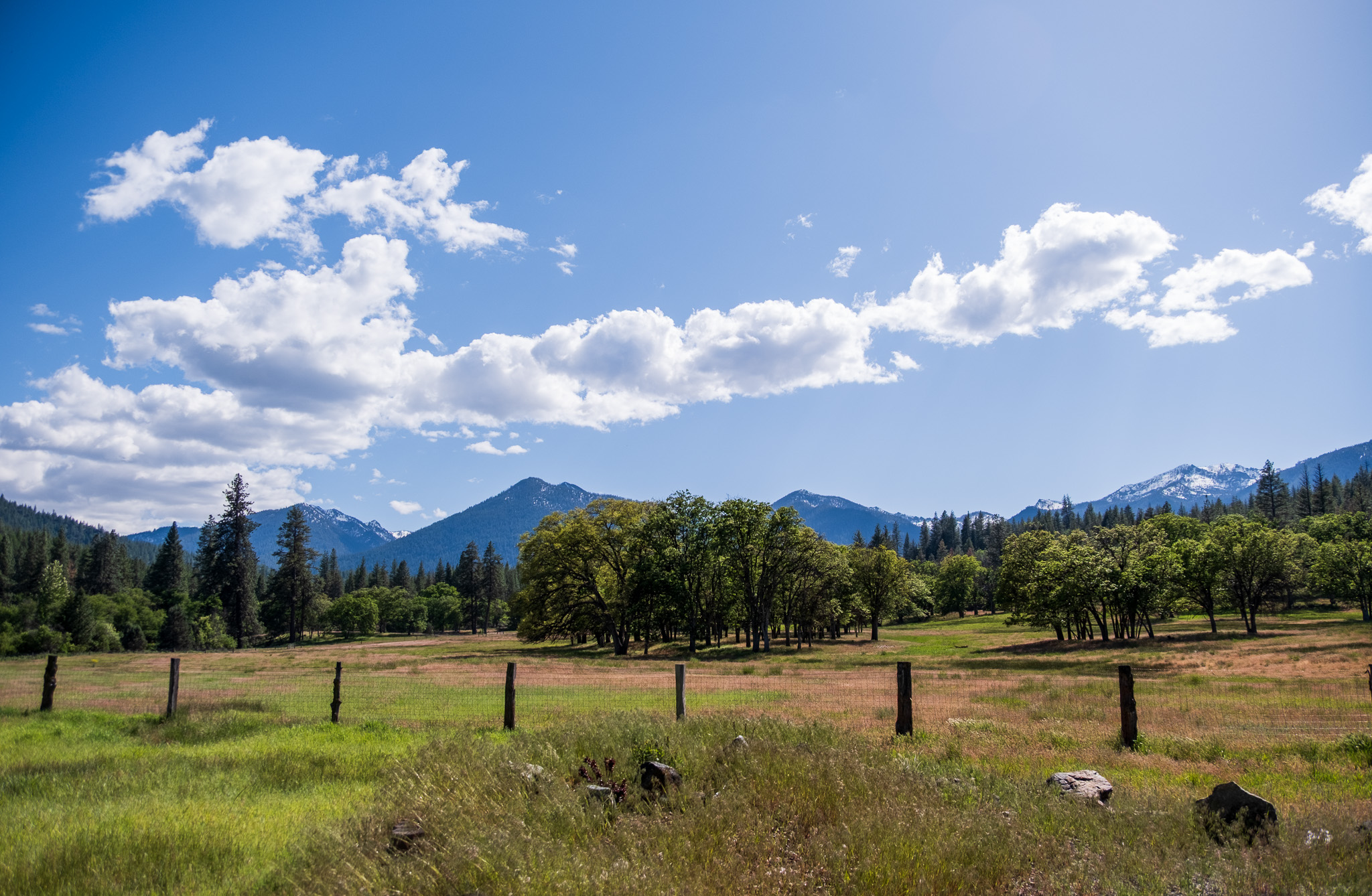 A view to ranch land from Marble Peak Ranch.