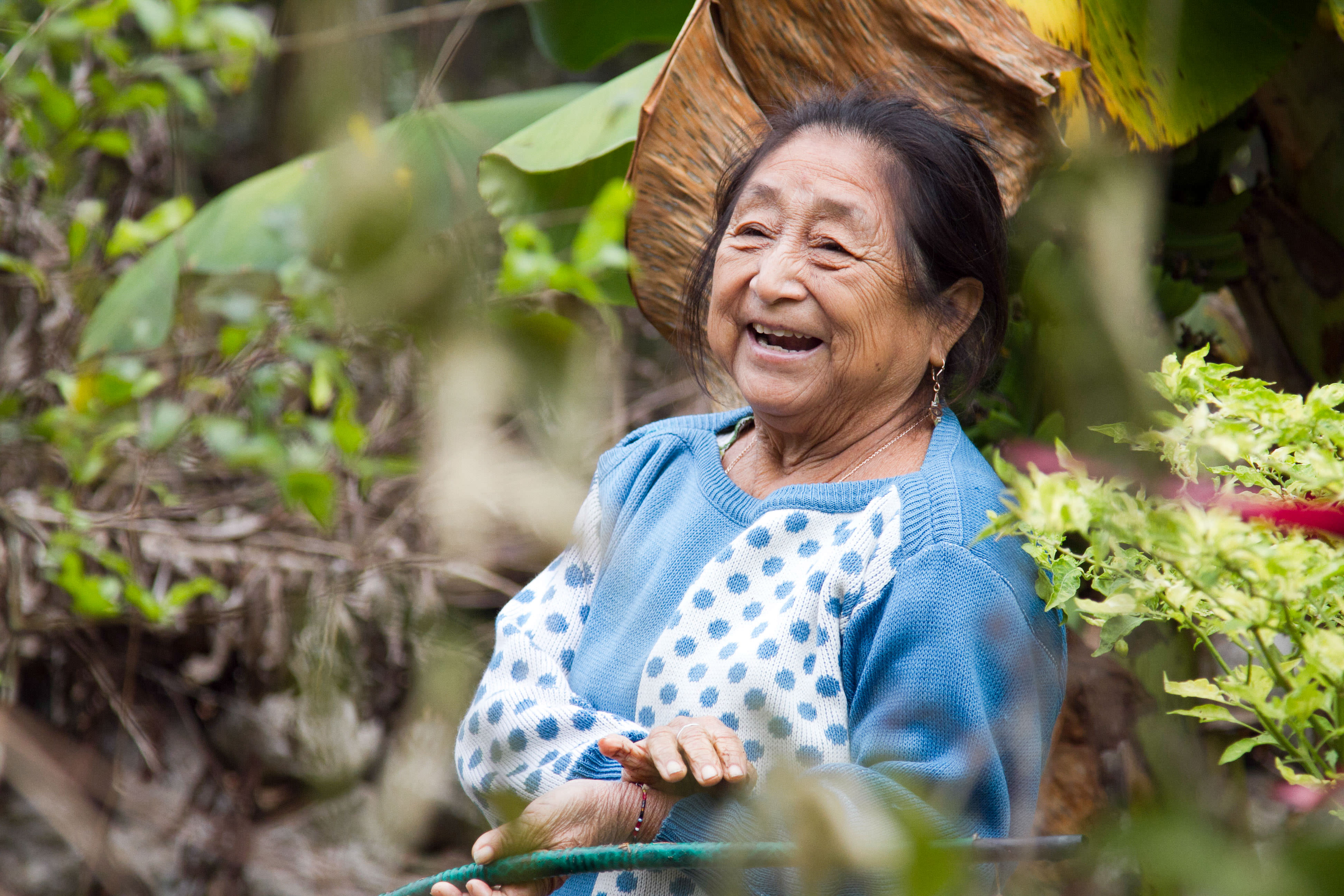 Dona Maria en su rancho