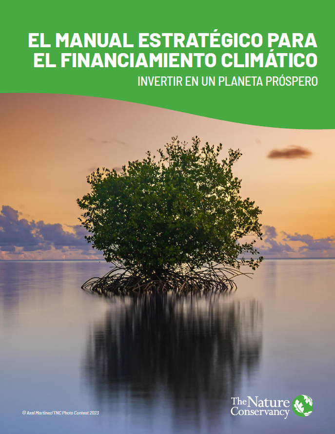 Portada del Manual para el Financiamiento Climático.
