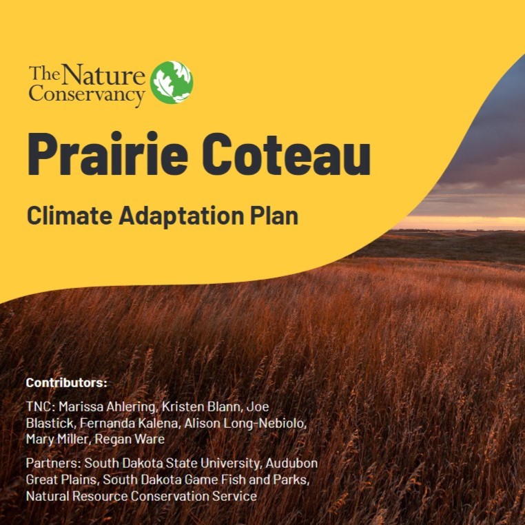 Prairie Coteau climate action plan cover.