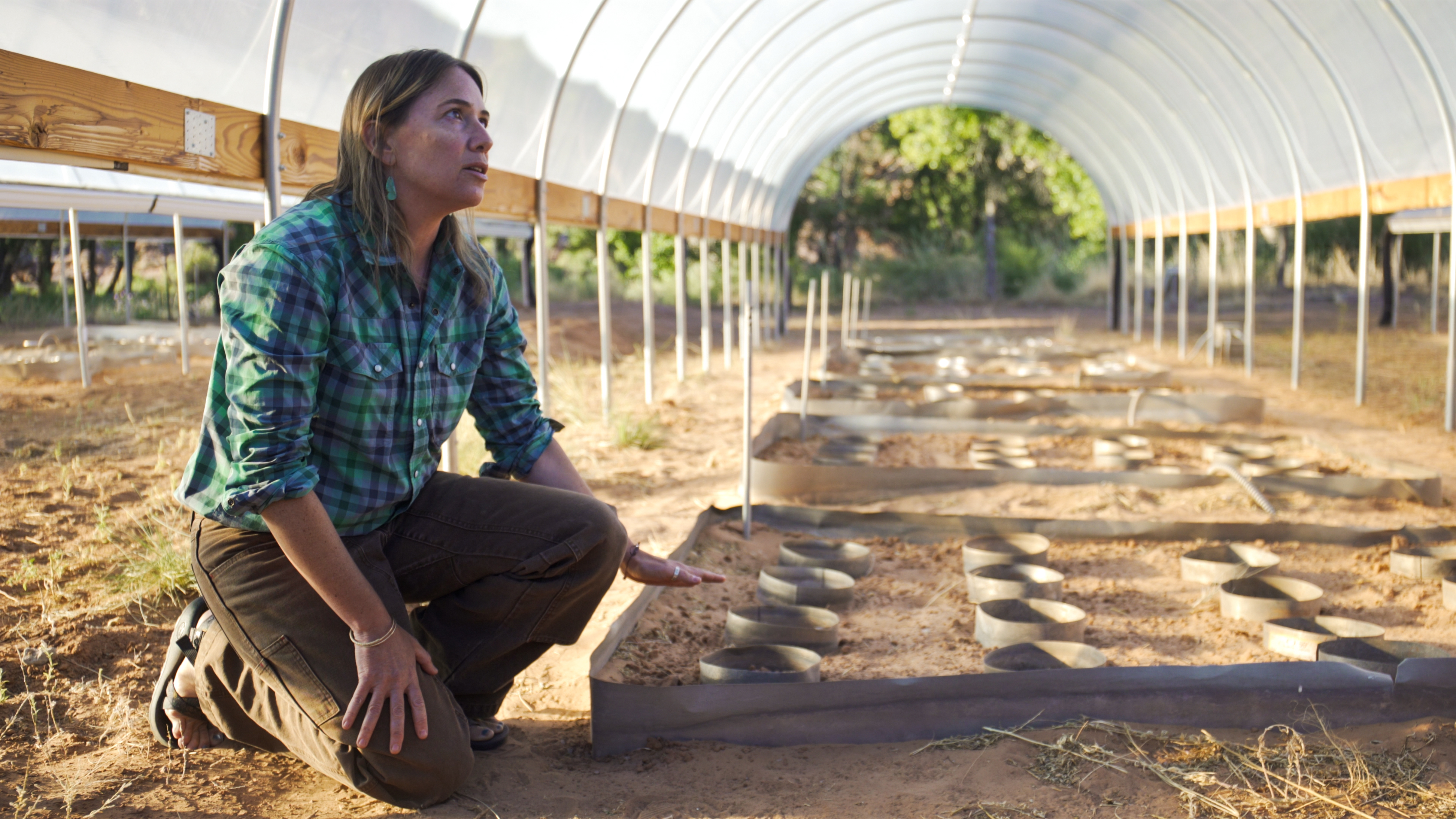 Dr. Sasha Reed at TNC's Canyonlands Research Center.