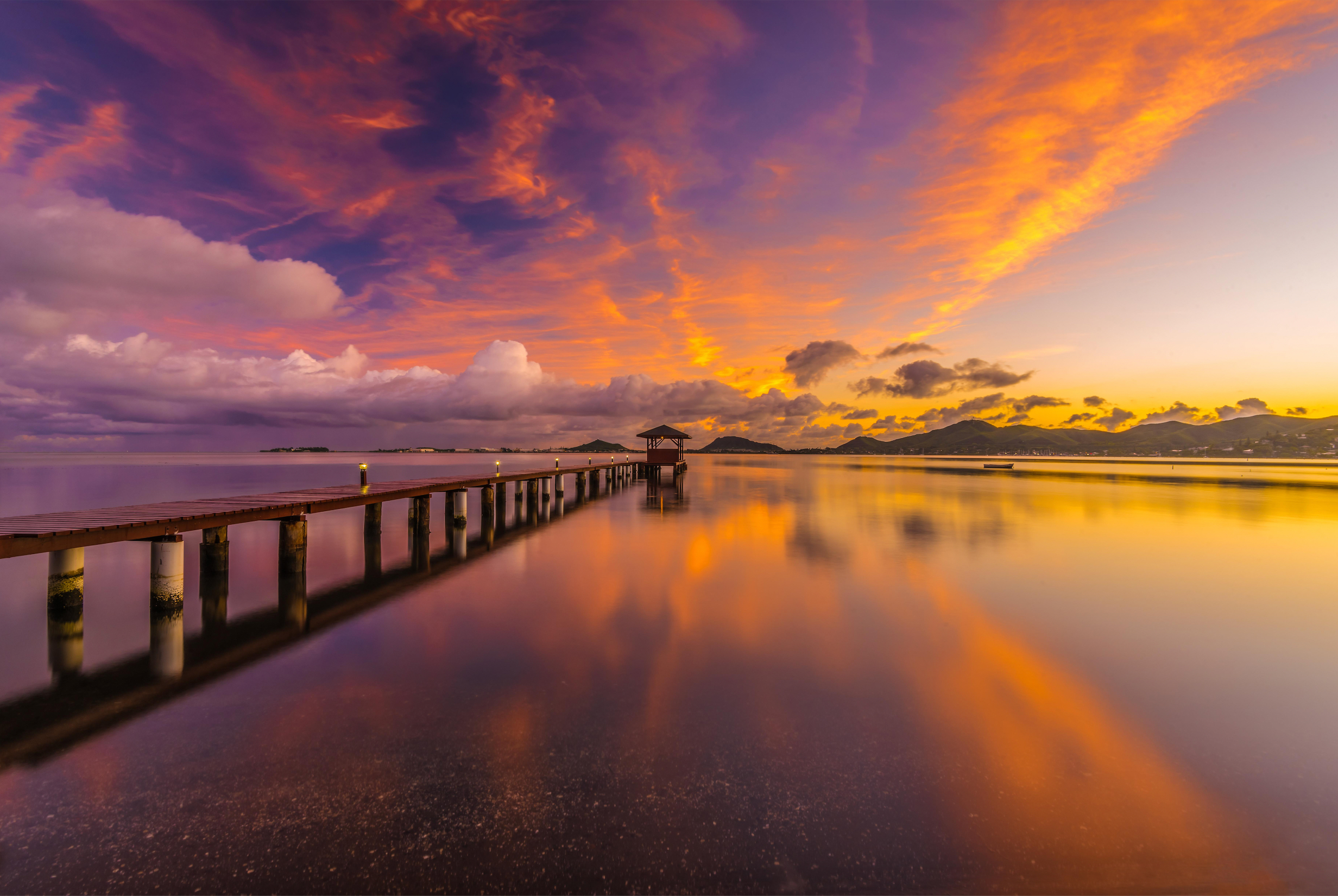 A beautiful Hawaiian sunrise