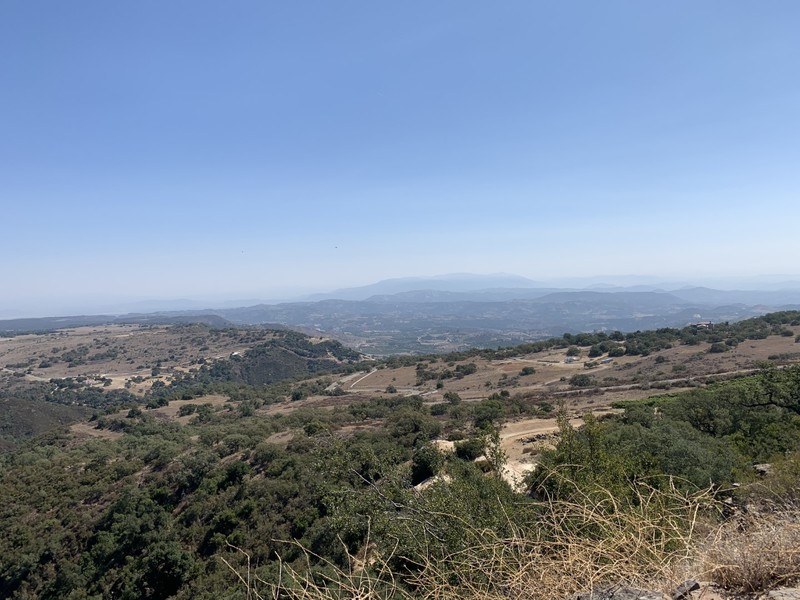 A landscape view of the Stevenson Property on the Tenaja Corridor.